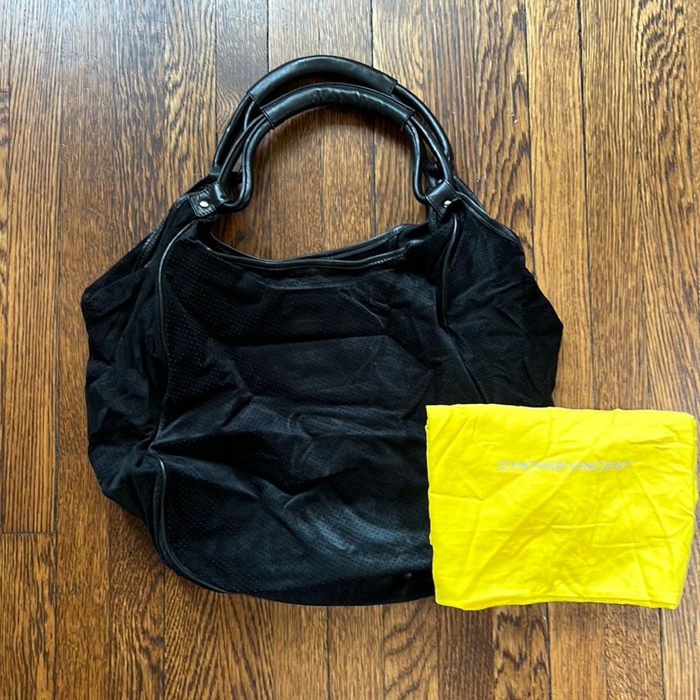 Cynthia Vincent Black Suede Jasper